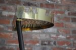 Vintage Italian Angled Coat Rack with Umbrella Stand in Painted Steel and Brass - Image 20
