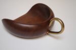Italian Modernist Crumb Pan / Dust Pan in Teak and Brass - Image 8