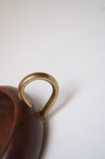 Italian Modernist Crumb Pan / Dust Pan in Teak and Brass - Image 11