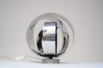 Vintage Italian Chrome Concentric Circle Armillary Table Lamp or Wall Sconce - Image 5