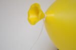 Vintage Italian Yellow Balloon Table Lamp / Sconce by Yves Christin for Bilumen - Image 9