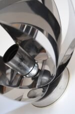 Vintage Italian Chrome Concentric Circle Armillary Table Lamp or Wall Sconce - Image 20