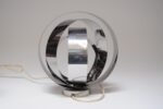 Vintage Italian Chrome Concentric Circle Armillary Table Lamp or Wall Sconce - Image 6