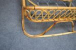 Italian Modernist Rattan and Bamboo Sleigh Daybed after Tito Agnoli for Bonacina - Image 17
