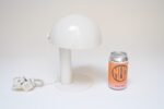 Vintage Italian "Mushroom" Table Lamp in Enameled Metal with Swiveling Shade - Image 13