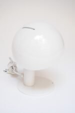 Vintage Italian "Mushroom" Table Lamp in Enameled Metal with Swiveling Shade - Image 2