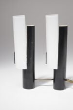 Pair of Vintage Italian Acrylic and Metal Wall Scones/Table Lamps by Stilux - Image 7