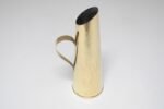 Petite Mid-Century Swedish Modern Hammered Brass Pitcher - Image 4