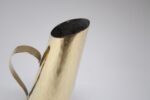 Petite Mid-Century Swedish Modern Hammered Brass Pitcher - Image 15
