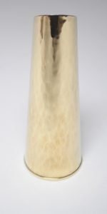 Petite Mid-Century Swedish Modern Hammered Brass Pitcher - Image 6