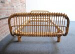 Vintage Italian Bamboo and Rattan Daybed by Tito Agnoli for Bonacina - Image 9