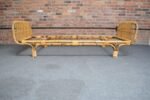 Vintage Italian Bamboo and Rattan Daybed by Tito Agnoli for Bonacina - Image 8