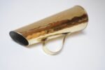 Petite Mid-Century Swedish Modern Hammered Brass Pitcher - Image 11