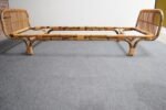 Vintage Italian Bamboo and Rattan Daybed by Tito Agnoli for Bonacina - Image 5