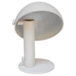 Vintage Italian "Mushroom" Table Lamp in Enameled Metal with Swiveling Shade