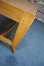Vintage Gio Ponti BNL Writing Table / Desk in Italian Walnut, Beech and Brass - Image 25