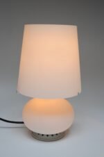 Vintage Italian Petite Glass Table Lamp by Max Ingrand for Fontana Arte - Image 2