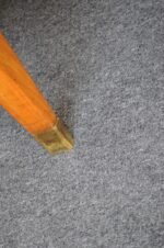 Vintage Gio Ponti BNL Writing Table / Desk in Italian Walnut, Beech and Brass - Image 30