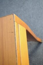 Vintage Gio Ponti BNL Writing Table / Desk in Italian Walnut, Beech and Brass - Image 19