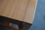 Vintage Gio Ponti BNL Writing Table / Desk in Italian Walnut, Beech and Brass - Image 18