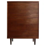 Vintage Mahogany Highboy Chest of Drawers / Dresser by Edward Wormley for Dunbar