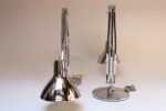 Pair of Vintage Articulating Chrome Desk/Task Lamps by Jac Jacobsen for Luxo - Image 8