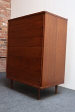 Vintage Mahogany Highboy Chest of Drawers / Dresser by Edward Wormley for Dunbar - Image 11