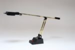 Vintage Black and Tubular Brass Adjustable Articulating Task / Desk Lamp by Electrix - Image 9