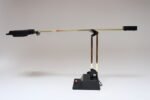 Vintage Black and Tubular Brass Adjustable Articulating Task / Desk Lamp by Electrix - Image 7