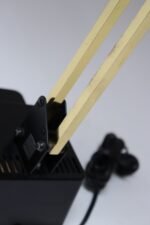 Vintage Black and Tubular Brass Adjustable Articulating Task / Desk Lamp by Electrix - Image 14