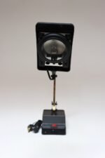 Vintage Black and Tubular Brass Adjustable Articulating Task / Desk Lamp by Electrix - Image 5