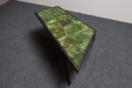 Asymmetrical French Modern Iron and Green Tile Swiveling Coffee/Cocktail Table - Image 32
