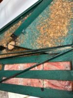 Asymmetrical French Modern Iron and Green Tile Swiveling Coffee/Cocktail Table - Image 61