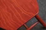 Danish Modern Low Stool in Red Stained Oak by Ejvind Johansson for FDB Mobler - Image 15