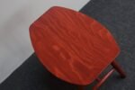 Danish Modern Low Stool in Red Stained Oak by Ejvind Johansson for FDB Mobler - Image 12