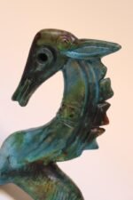 Pair of Italian Modernist Sea Garden Ceramic Horses by Alvino Bagni for Raymor - Image 14