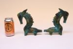 Pair of Italian Modernist Sea Garden Ceramic Horses by Alvino Bagni for Raymor - Image 9