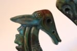 Pair of Italian Modernist Sea Garden Ceramic Horses by Alvino Bagni for Raymor - Image 16