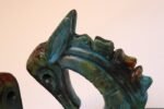 Pair of Italian Modernist Sea Garden Ceramic Horses by Alvino Bagni for Raymor - Image 12