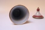 Vintage Italian Raymor White Glazed Ceramic Lidded Jar in Pink, Black, and Gold - Image 22