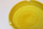 Italian Modernist Yellow Ceramic Ashtray by Raymor - Image 8