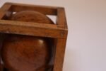 Vintage Folk Art Carved 'Ball in Cage' Whimsy - Image 13