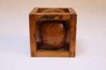 Vintage Folk Art Carved 'Ball in Cage' Whimsy - Image 4
