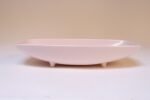 Vintage Pink Ceramic Elongated Footed Tray by Royal Haeger - Image 2