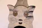 Vintage Outsider Art Carved "Cat" Matchbook Holder - Image 5
