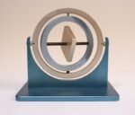 Mid-Twentieth Century Aluminum Gyroscope Compass Scientific Tool - Image 2