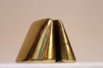 Pair of Vintage Brass Finish Bookends by Ben Seibel for Jenfred Ware - Image 2
