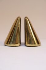 Pair of Vintage Brass Finish Bookends by Ben Seibel for Jenfred Ware - Image 3
