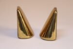 Pair of Vintage Brass Finish Bookends by Ben Seibel for Jenfred Ware - Image 4
