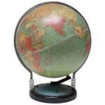 Vintage Replogle Precision Globe with Rotating Zodiac Constellation Base